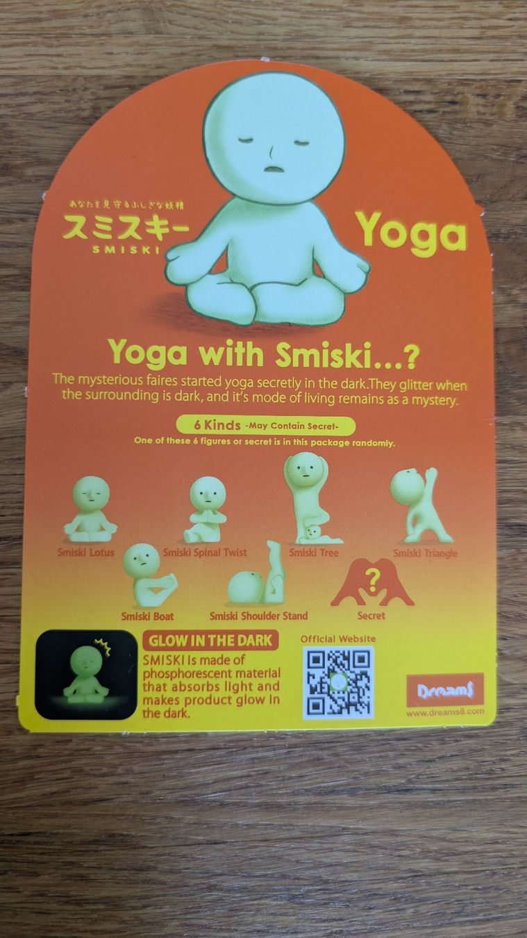 Statuette: Smiski Yoga Series Single Blind Box – Nuovo e nell'imballaggio originale da Regensdorf venduto da Grischaluca 8