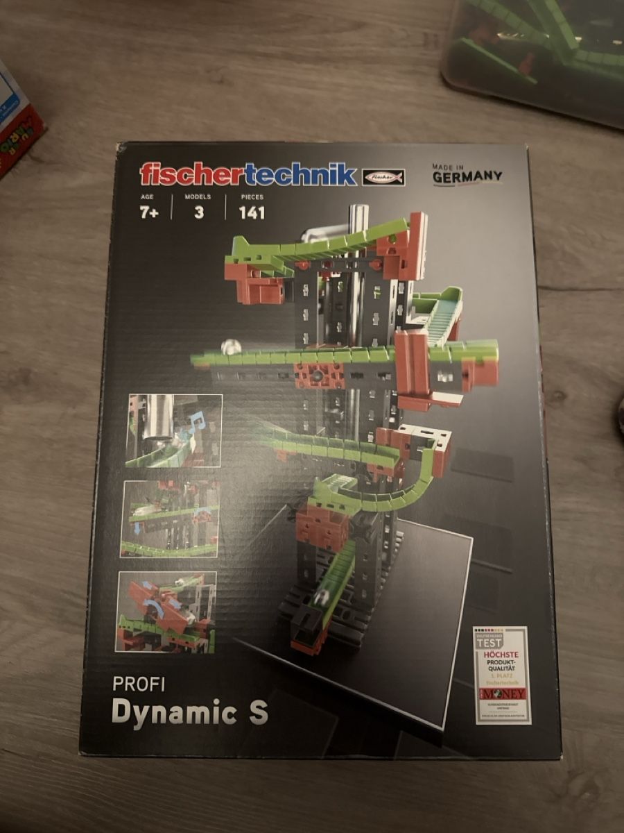 Fischer Giocattoli: Kugelbahn von FischerTechnik Dynamic S – Nuovo e nell'imballaggio originale da Sempach venduto da Nimsaj5
