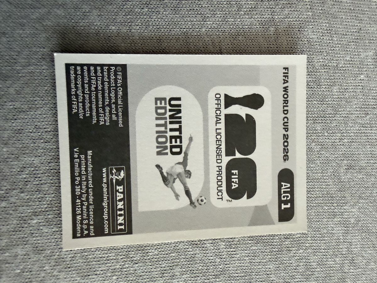 Panini Cartes à collectionner: ALG1, Panini – Neuf (Voir description) à Amriswil par ALETAL 1
