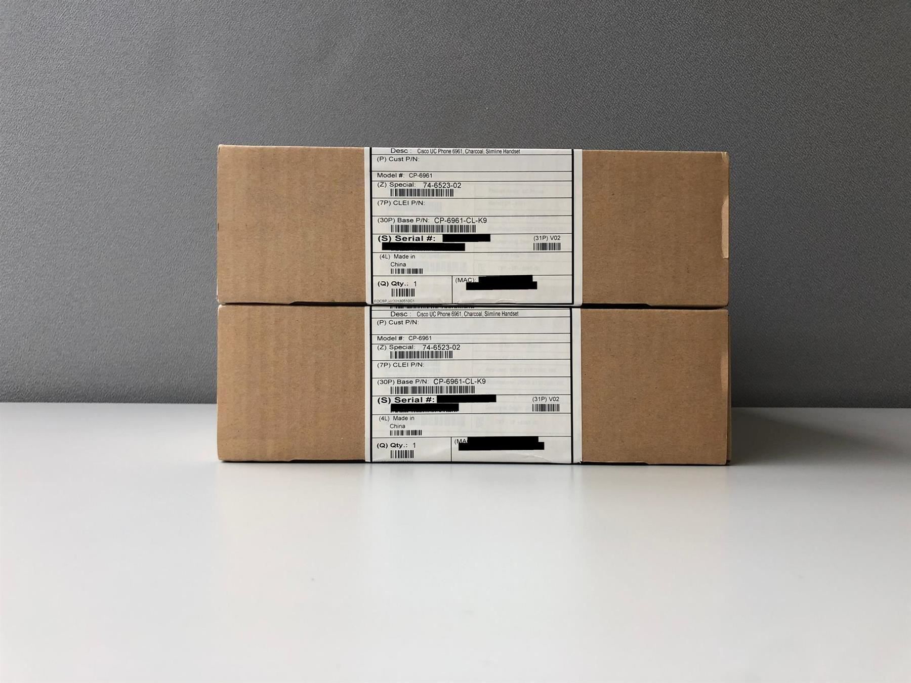 Telefoni: 2 Stück Cisco CP-6961-CL-K9 Telefone – Nuovo e nell'imballaggio originale da Büron venduto da Restposte 1