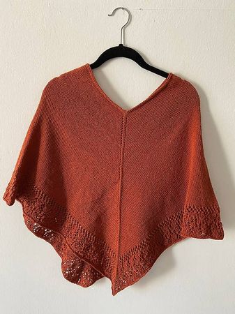 Poncho fatto a mano