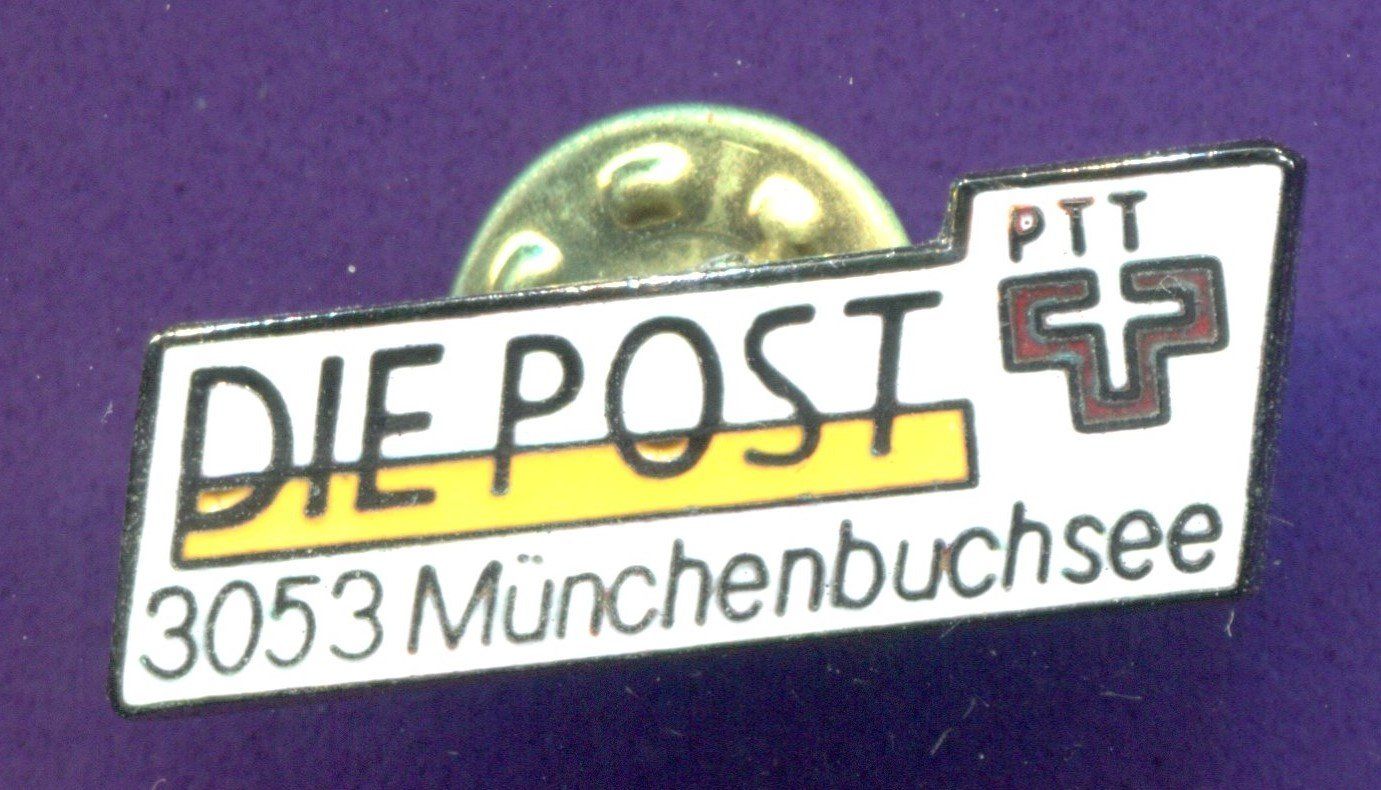 Plaketten & Abzeichen: PTT   Post  3053 MÜNCHENBUCHSEE – Gebraucht aus Winterthur von Sammleroase