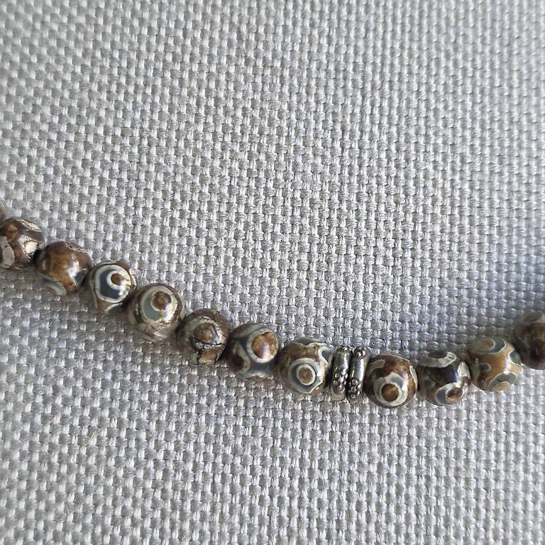 Ketten: Collier en véritable Agate Tibétain, envoi compris  – Gebraucht aus Orbe von Adaline.64 2