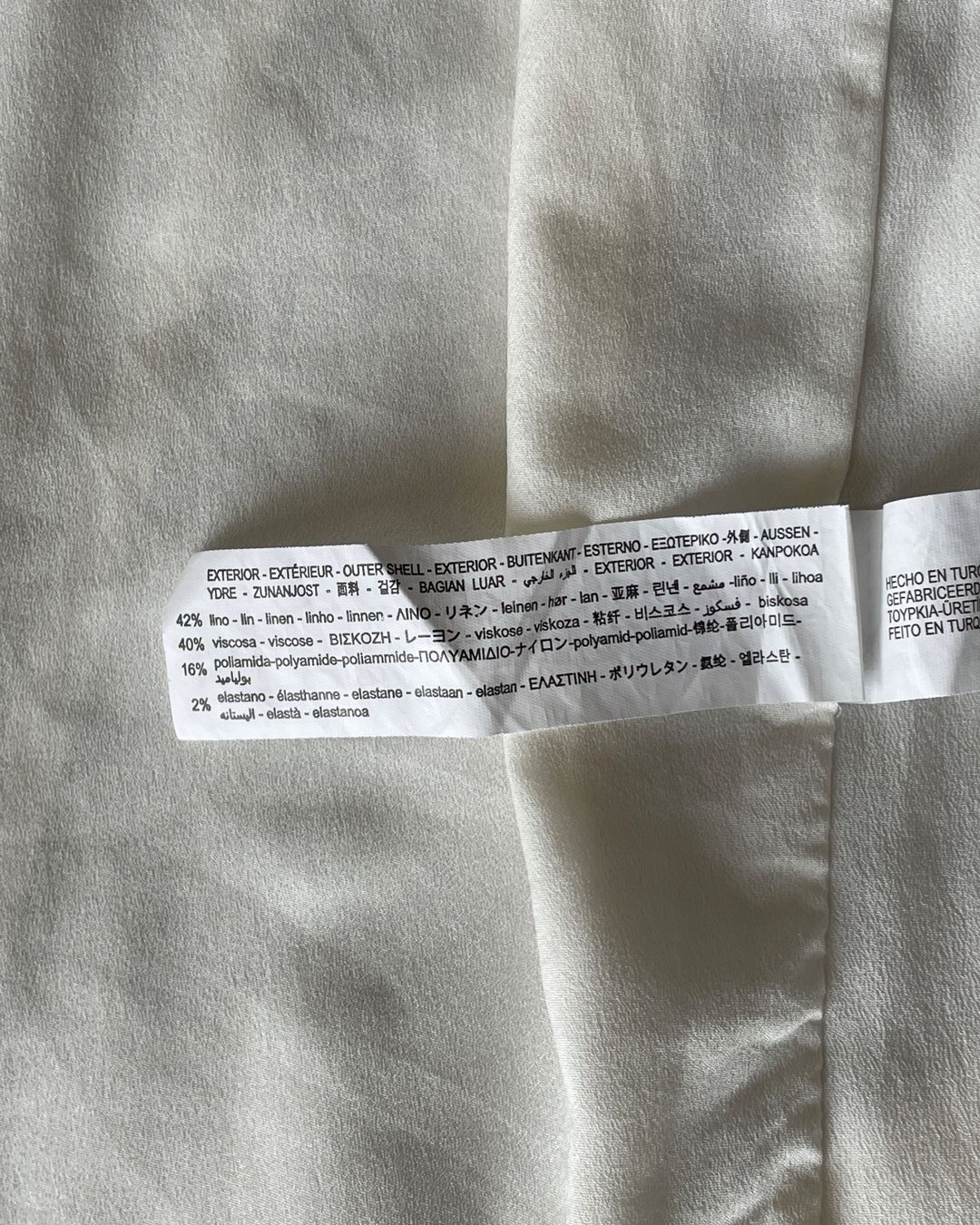 Zara Vestiti: Robe en lin Zara blanc, XS – Usato da Jussy venduto da Retrove 6