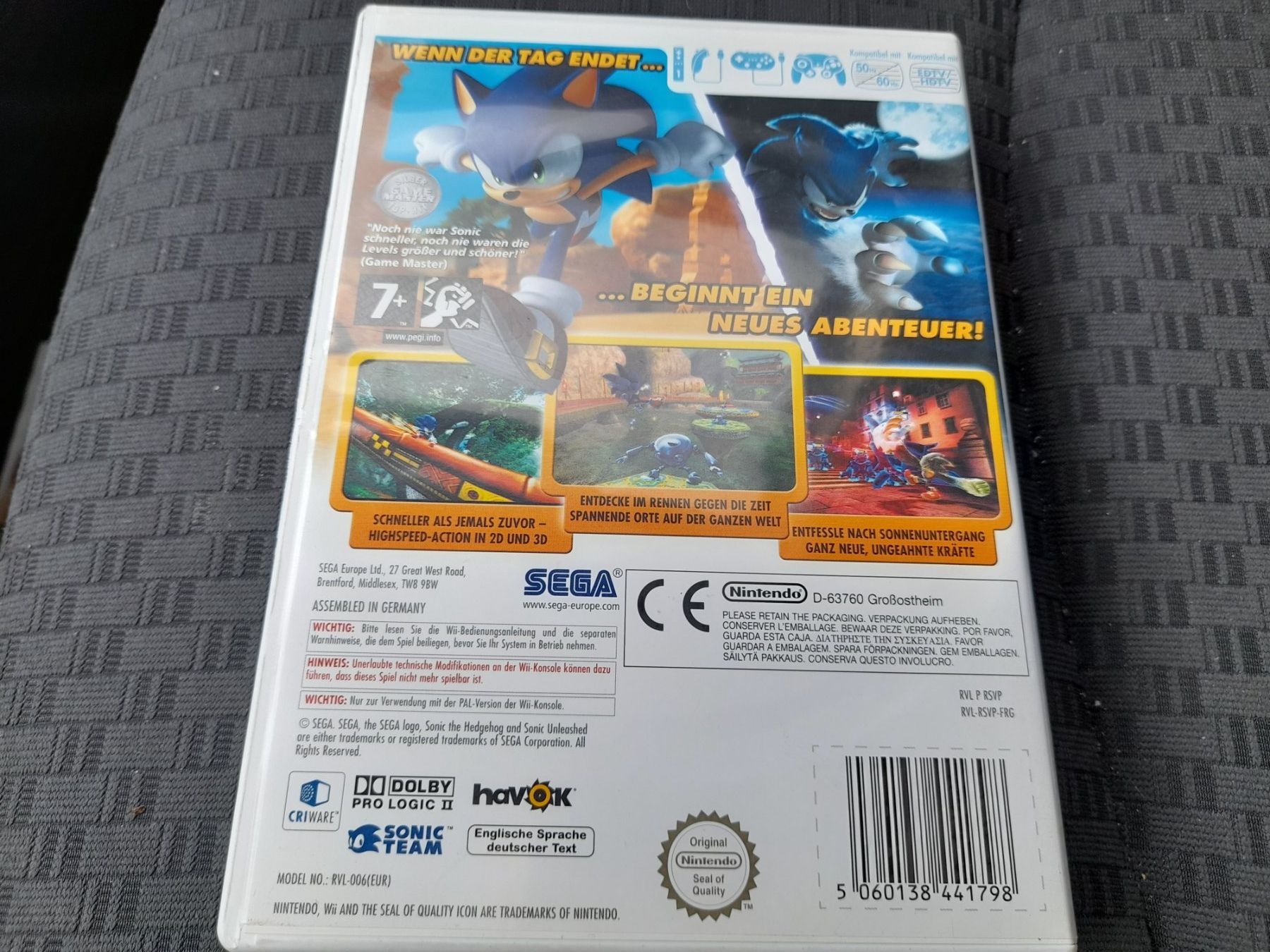 Nintendo Giochi: Sonic Unleashed Nintendo Wii Spiel – Usato da Lustmühle venduto da chevi03 1