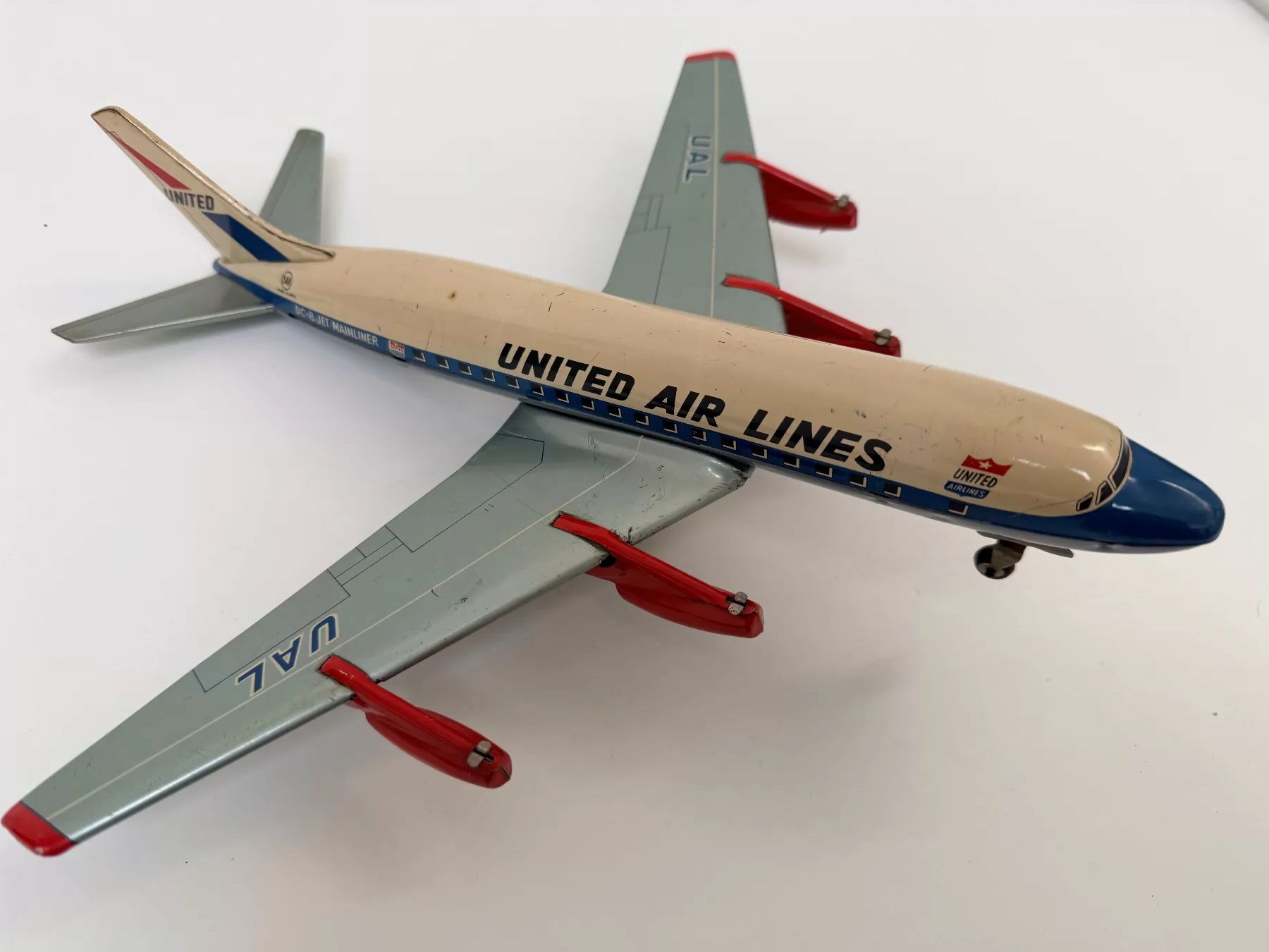 Giocattoli: Blechflugzeug DC-8 United antik – Usato da Wettingen venduto da jo_walters 2