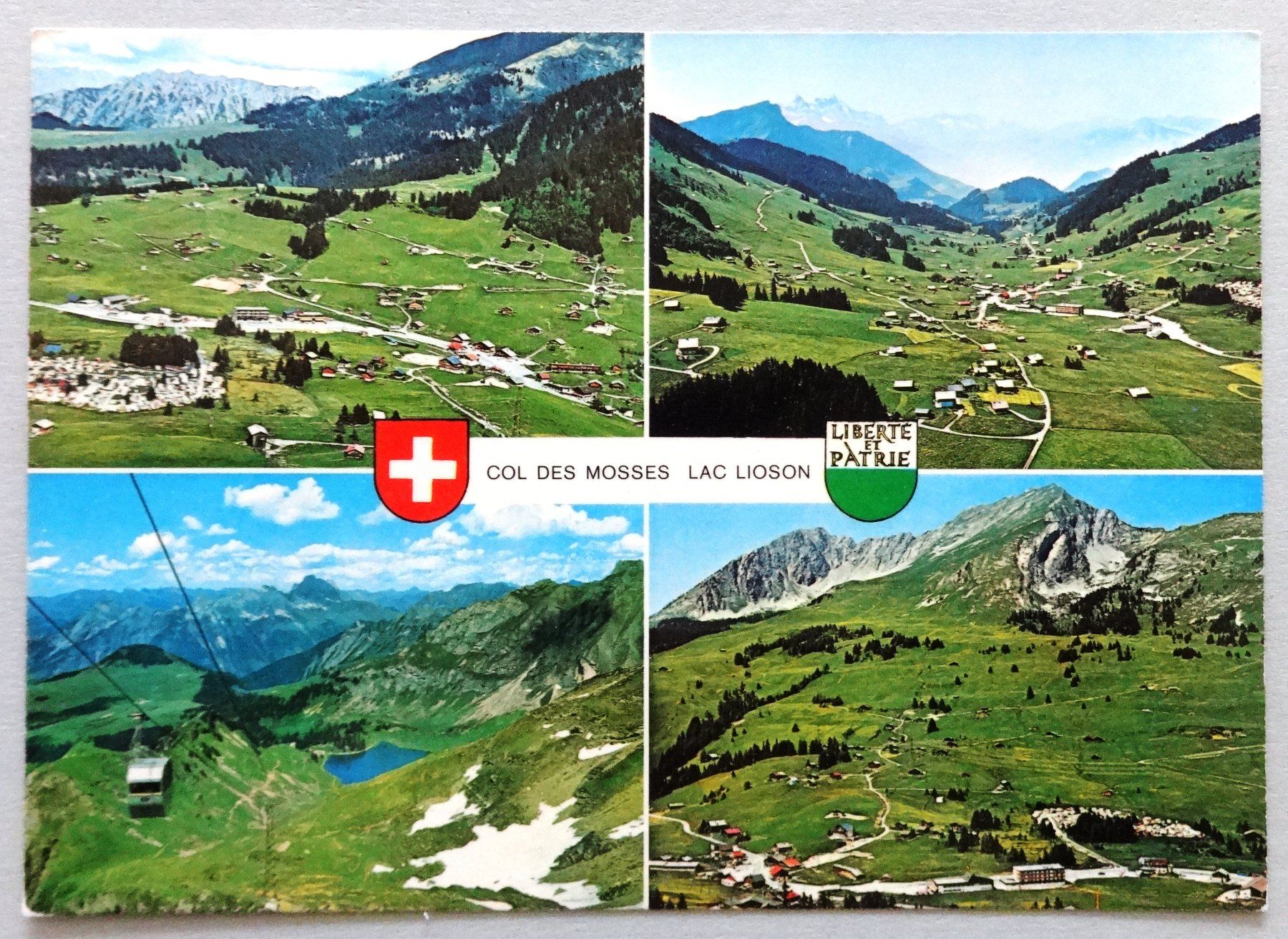 Ansichtskarten: Col des Mosses - Lac Lioson – Gebraucht aus Fétigny von Billy2miny