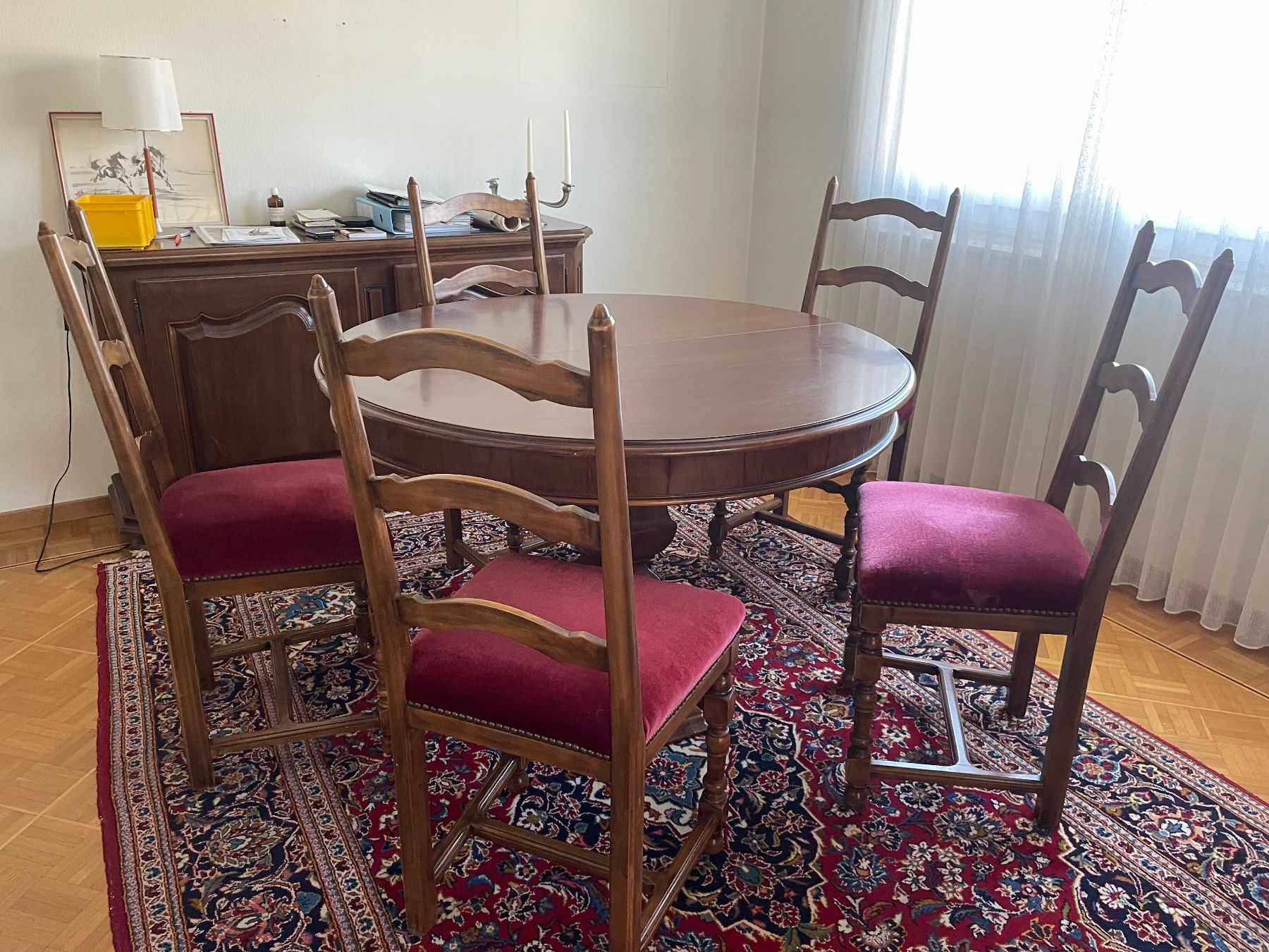 Tischset: Table et 6 chaises assorties – Gebraucht aus Gland von MiGigan