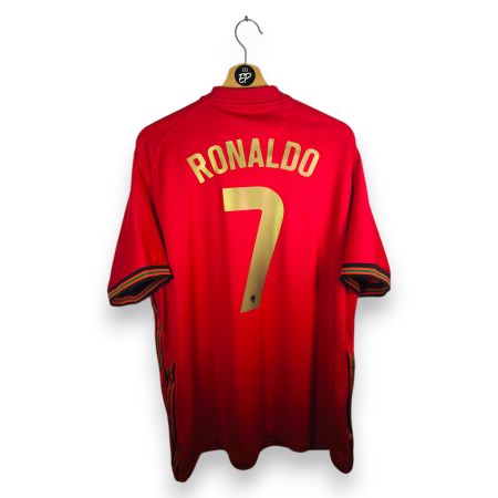 Original 2020-21 Portugal Home Trikot Ronaldo