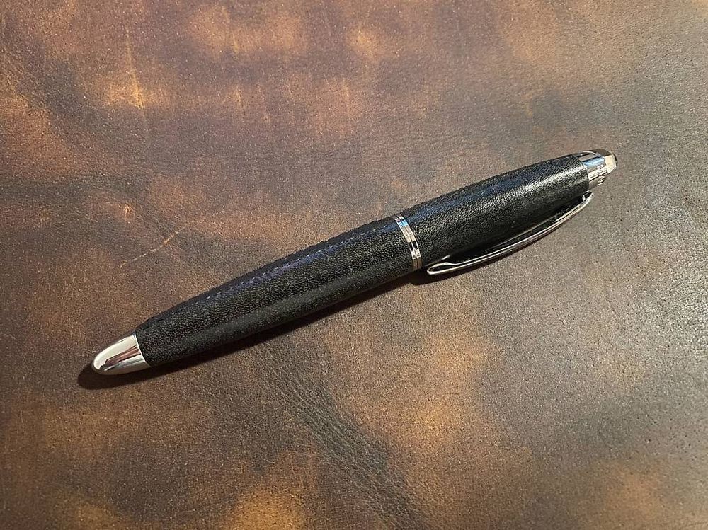 Stylo roller LAMY L3E2 à base d'eau Safari acier noir authentique