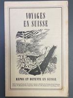 «Voyages en Suisse» / Titel-Illustration Alois Carigiet