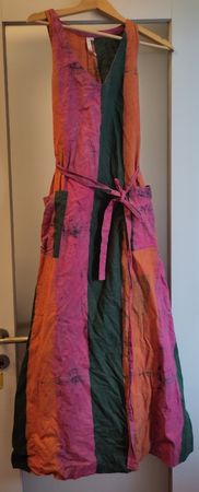 Tolles langes Sommerkleid von Osei-Duro, aus Leinen, Gr. XS