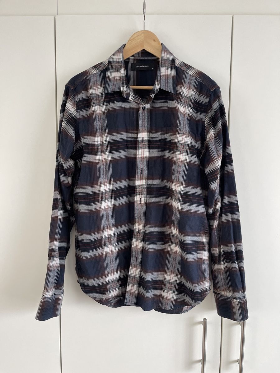 Peak Performance Camicie: Peak Performance Hemd Holzfäller Style, Top Zustand, Gr. M – Usato da Stans venduto da lion85