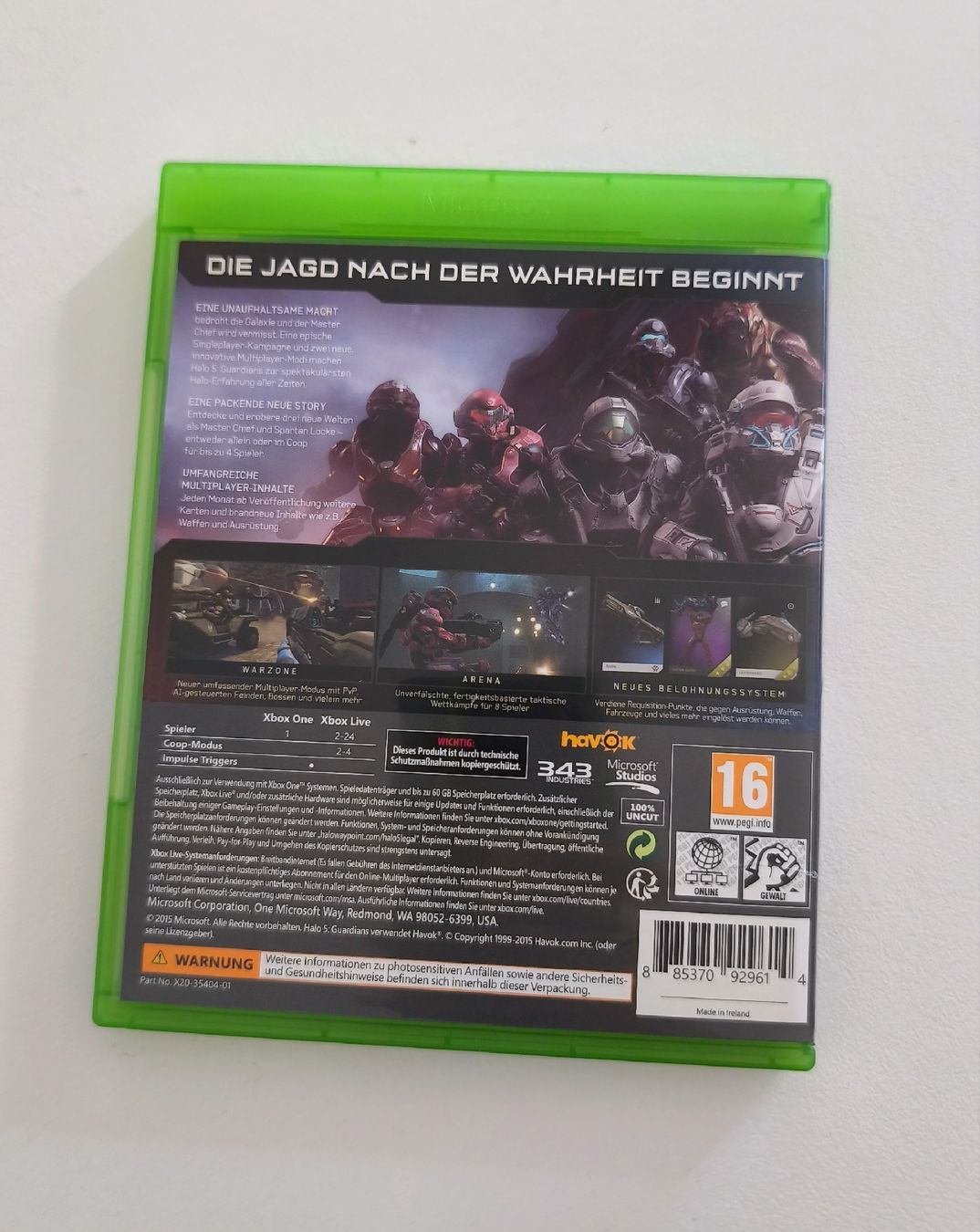 Microsoft Giochi: Halo 5 Guardians Xbox One videogioco – Usato da Sevelen venduto da dun_vs7w 1