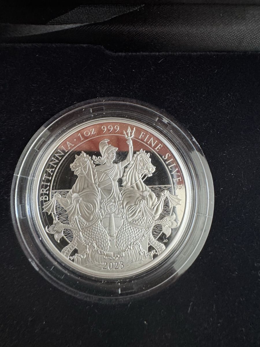 Toutes les monnaies: 2023 Britannia Silver Reverse Proof 2 Coin Set – Neuf (Voir description) à Founex par egz_58qz 2
