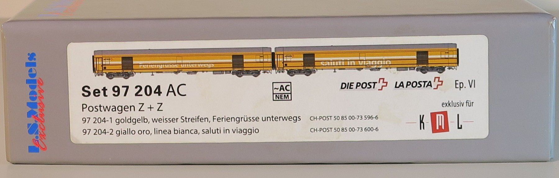 LS Models Modelleisenbahnen: LS Models Set 97204 "Die Post" Postwagen Z – Neu und originalverpackt aus Bern von Bantiger2000 5
