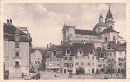 Solothurn // 1917 Altstadt Pferdekutsche Kathedrale