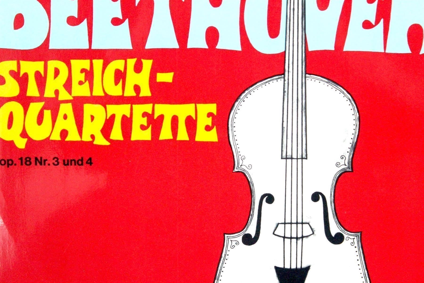 Dischi in vinile: BEETHOVEN: Streichquartette 3 & 4 – Usato da Bern venduto da kultiges
