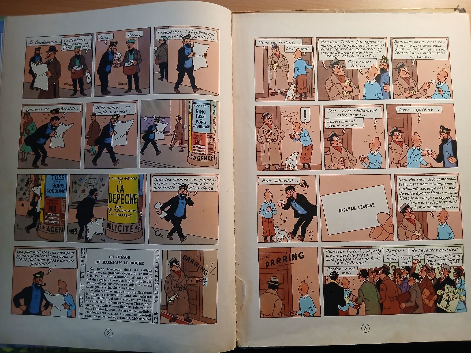 Comics: tintin le trésor de rackham le rouge – Gebraucht aus la chaux-de-fonds von Melacora35 1