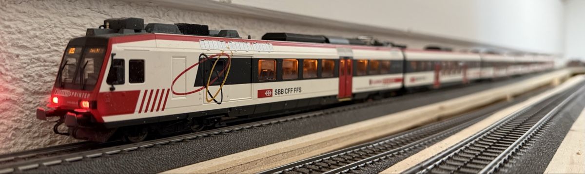 Liliput Modelleisenbahnen: Glarner Sprinter Liliput AC 1/87 – Gebraucht aus Morrens VD von YannD02 4