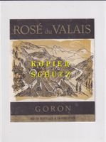 Etikette - Rosé du Valais (Goron) /bd