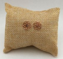 Ohrstecker Blume des Lebens Silber 925 roségold