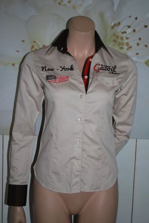 GAZOIL COLLECTION Blouse / Bluse Taille / Grosse XS