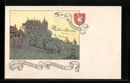 Litho Gruyeres, Chateaux Suisses, Wappen