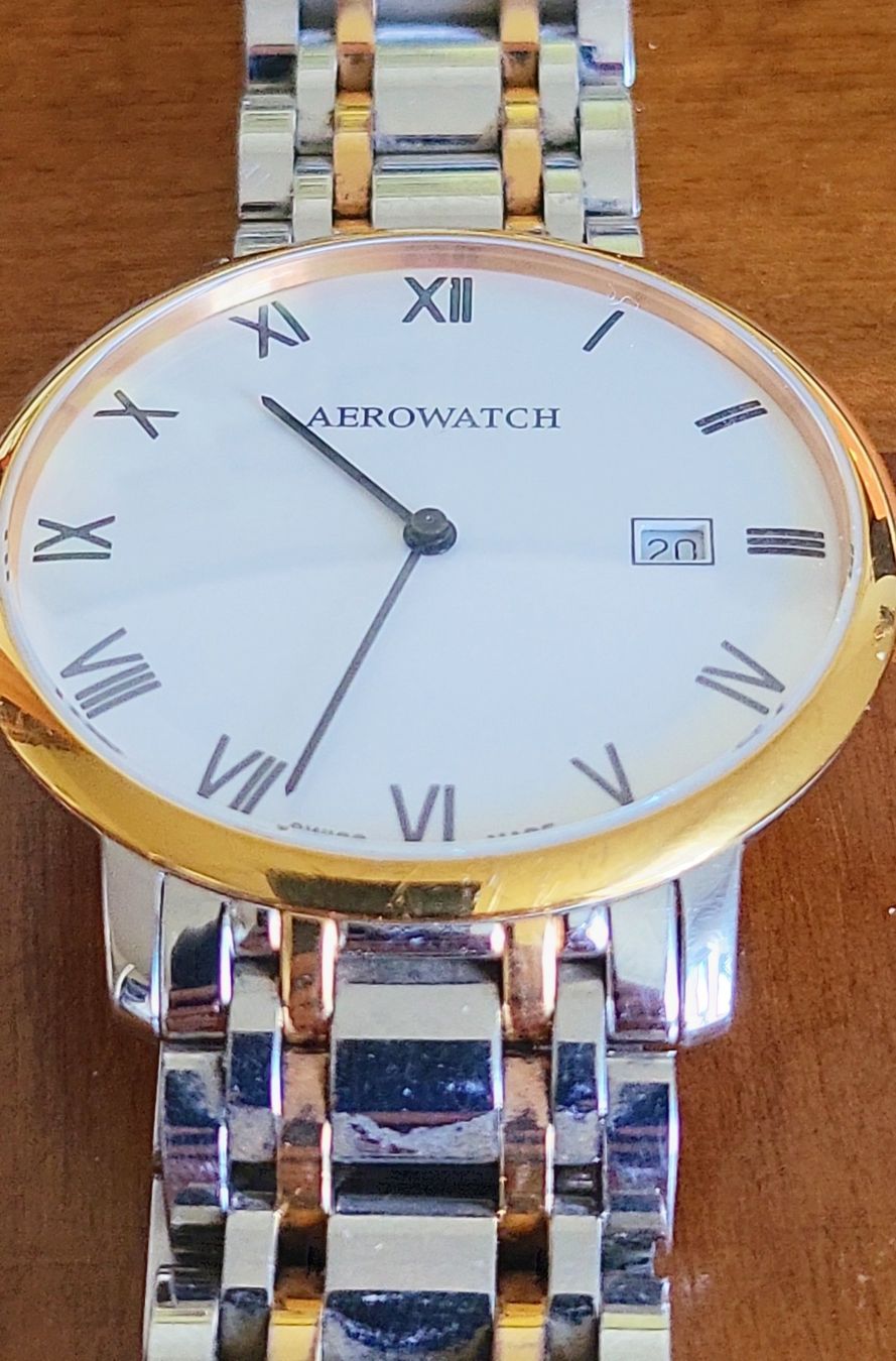 Aerowatch Orologi: Aerowatch Heritage Slim Men's Watch – Usato da Muttenz venduto da Mithrur 2