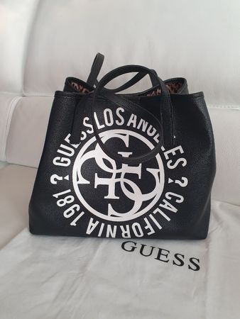 Schwarze Guess Tasche mit Täschli, neuwertig! Top