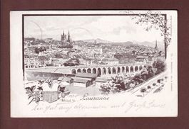 LAUSANNE - Grand Pont - 1899