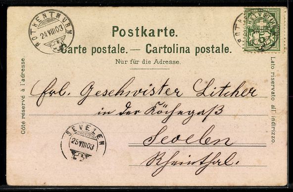 Cartes postales: AK Wädenswil, Ortsansichten – D'occasion à Berlin par bartko-reher 1