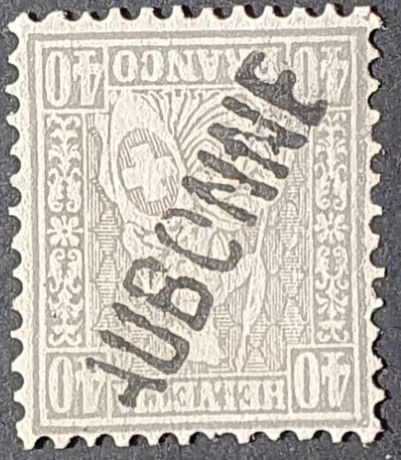 Tous les timbres: 42 mit Stabstempel AUBONNE, Kat. 220.- – D'occasion à Fislisbach par Zigzag12
