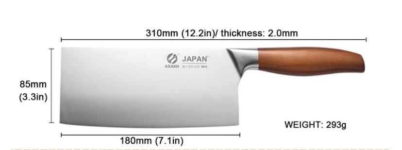 Coltelli da cucina: Hackmesser Küche 911 Messer/ Edelstahl Fleisch Ab 29.- CHF. – Nuovo e nell'imballaggio originale da Seon venduto da Aaargauer01 2