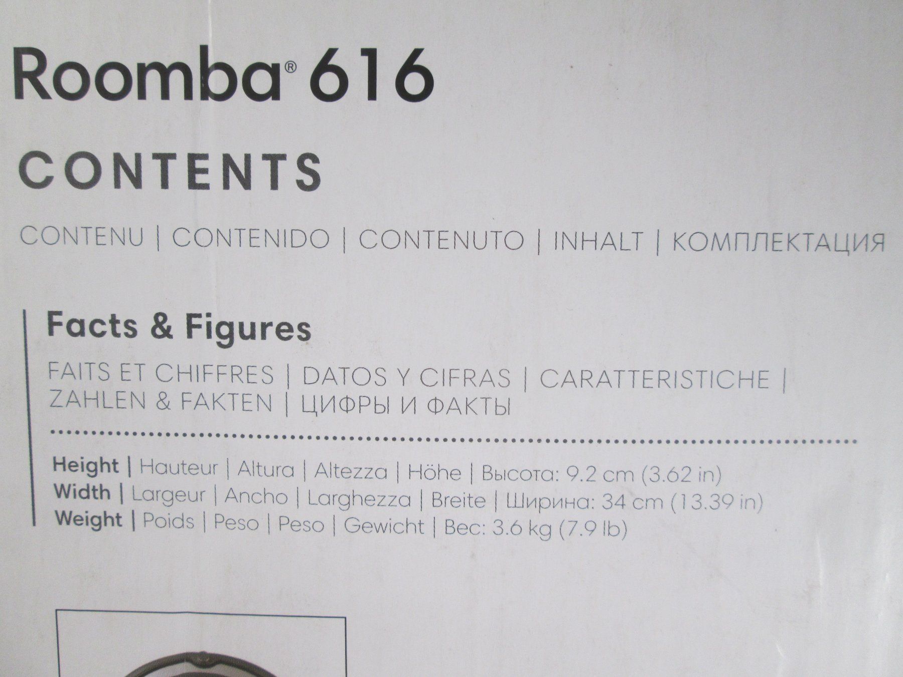 Irobot Aspirapolveri & Accessori: original iRobot ROOMBA 616 Saugroboter / OVP – Usato da Rapperswil SG venduto da designandmore 5