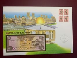 UAE - 1st Day Issue 5.11.1995 - 5 Dirhams n.d. (1982)- Stpl