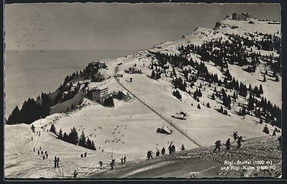 Ansichtskarten: Rigi-Staffel, Panorama und Rigi-Kulm mit – Gebraucht aus Berlin von bartko-reher
