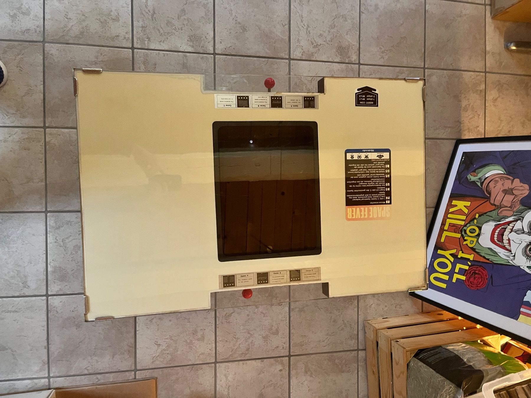 Nintendo Console: Table arcade cocktail Nintendo originale (1982) – Usato da Chavannes le chêne venduto da Mk24ever