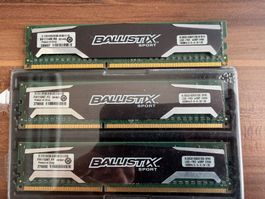 Crucial Ballistix Sport, DDR3 3x8gb 1600 MHz