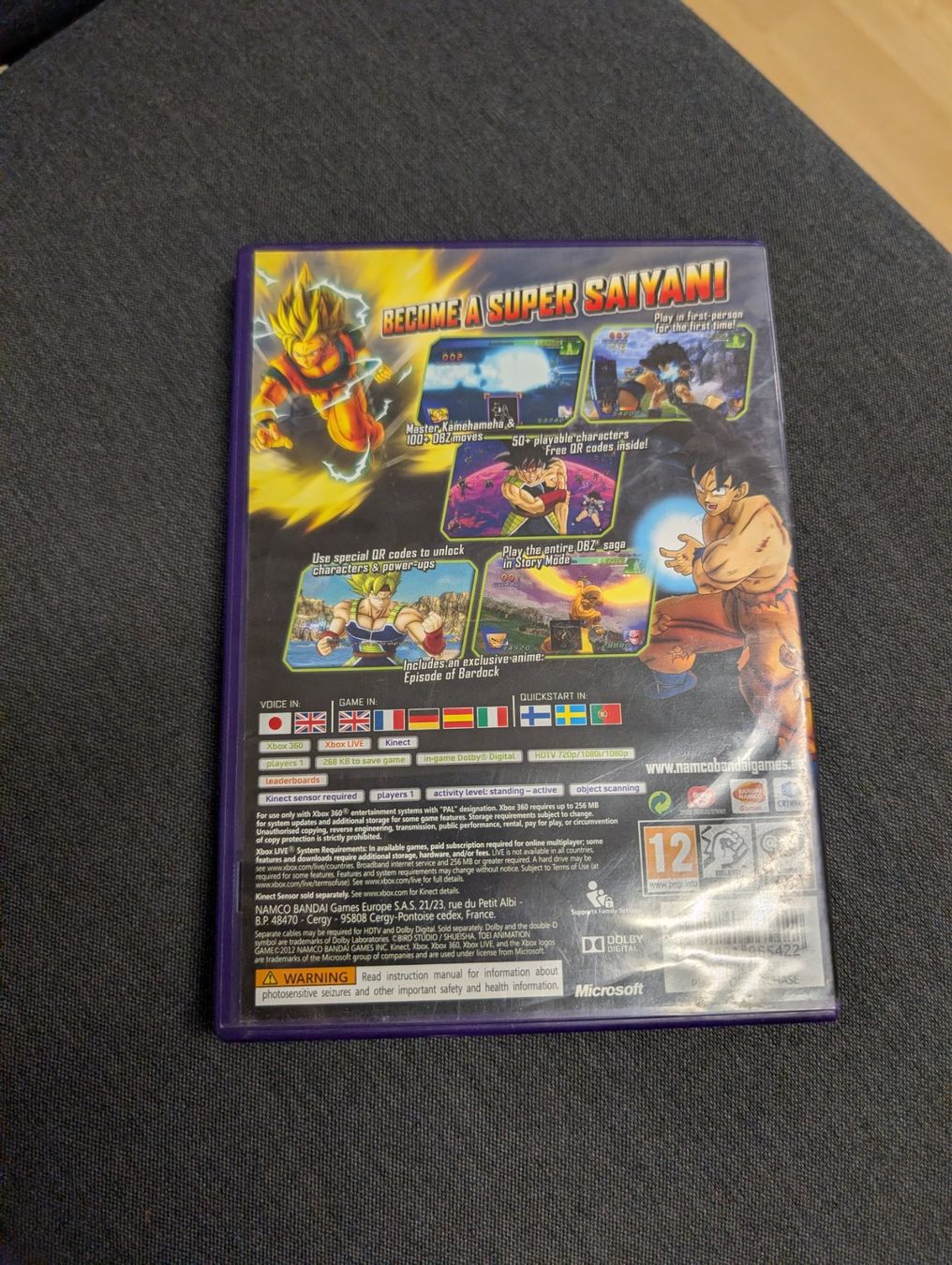Spiele: Dragonball Z for Kinect Microsoft Xbox 360 – Gebraucht aus Giubiasco von Ticinerd 1