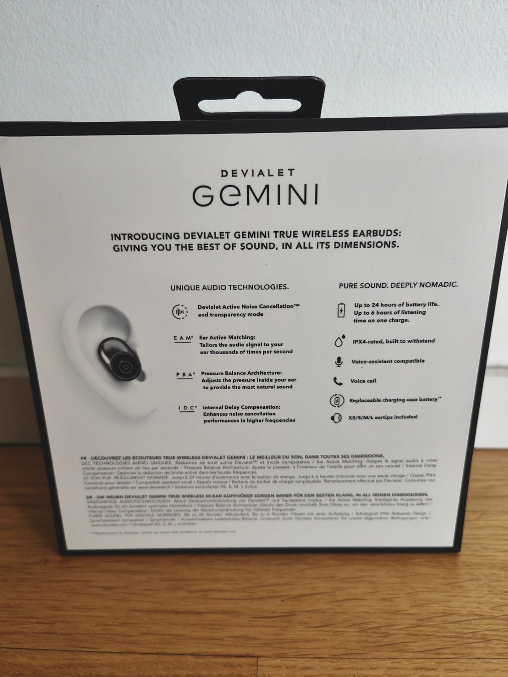 Devialet Cuffie: Écouteurs Devialet Gemini True Wireless – Usato da Grand-Lancy venduto da rem_d5vl 5