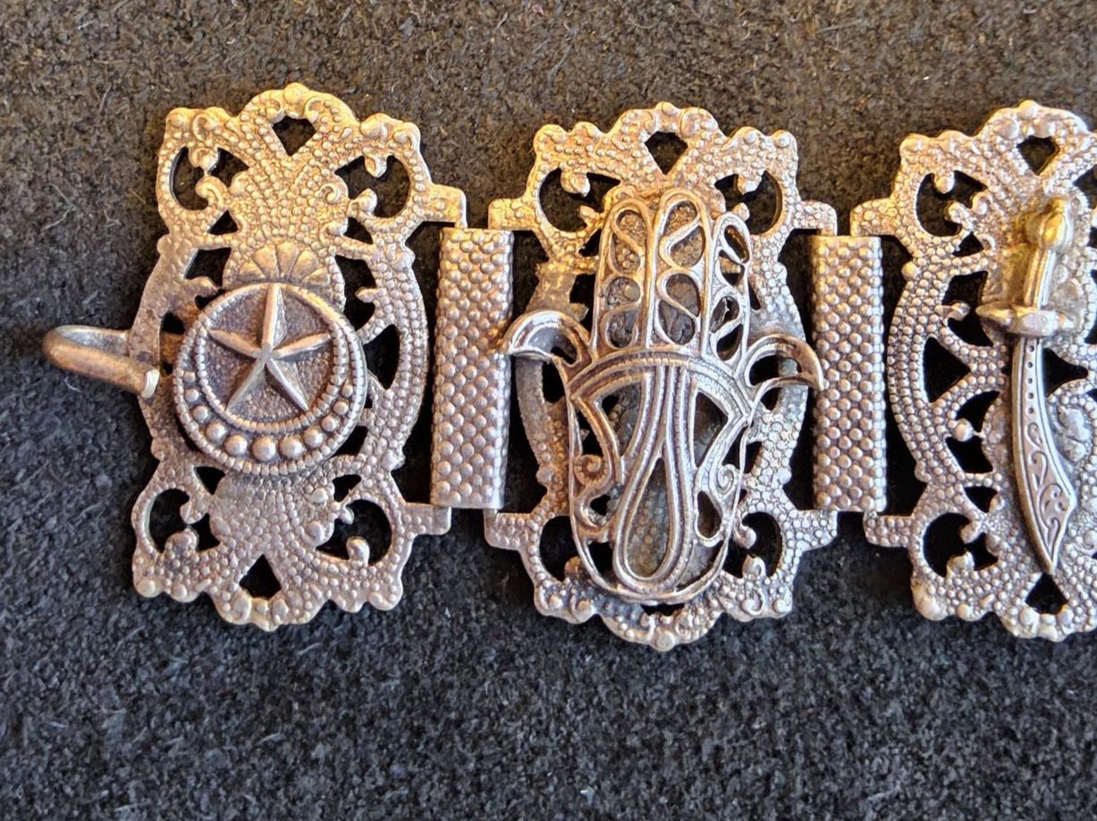 Bracciali & Braccialetti: Orientalisches Silber Armband ca 1930 – Usato da Zürich venduto da helsan 7