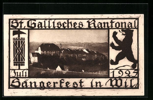 Cartes postales: Wil, St. Gallisches Kantonal-Sängerfest – D'occasion à Berlin par bartko-reher