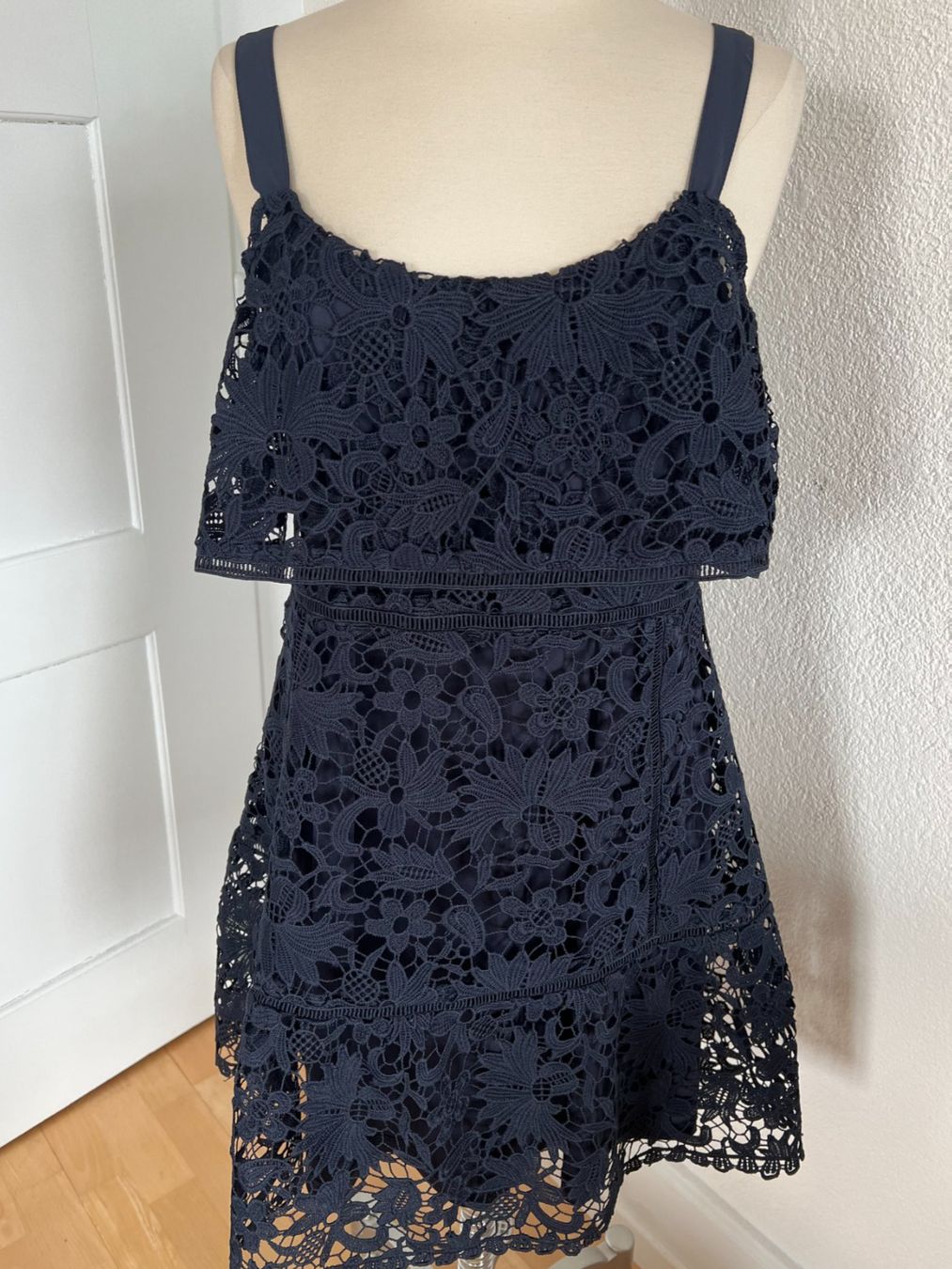 Mango Kleider: MANGO Damen Kleid, Gr. L, Dunkelblau – Gebraucht aus Worb von farben20zauber 1