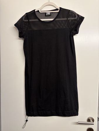 Schwarzes Leone Mesh Sportkleid, Grösse S - Top!