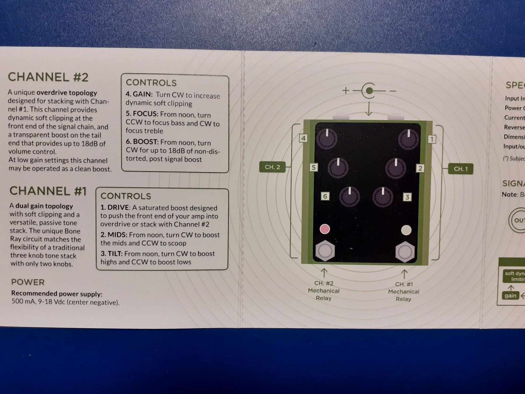 Musikinstrumente: Greenchild G777 Dual Overdrive – Neu (gemäss Beschreibung) aus Torgon von Guitar223 6