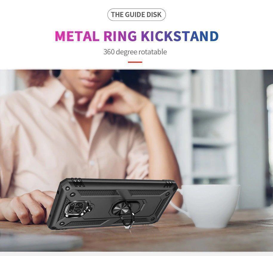 Cover & Protezioni schermo: Xiaomi Redmi Note 9 Pro Hülle Etui Ring Case Magnet Cover – Nuovo e nell'imballaggio originale da Volketswil venduto da coverandmore 4
