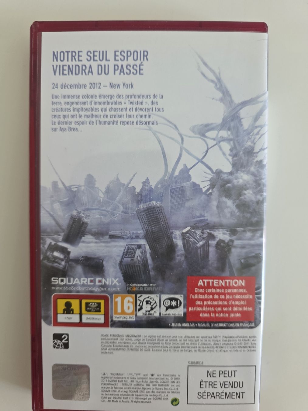 Sony Spiele: The 3rd Birthday PSP Edition Twisted – Gebraucht aus Bonstetten von oli_6dkl 1