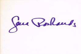 Gena Rowlands 1930-2024 Autogramm signiert Karte 10x15cm