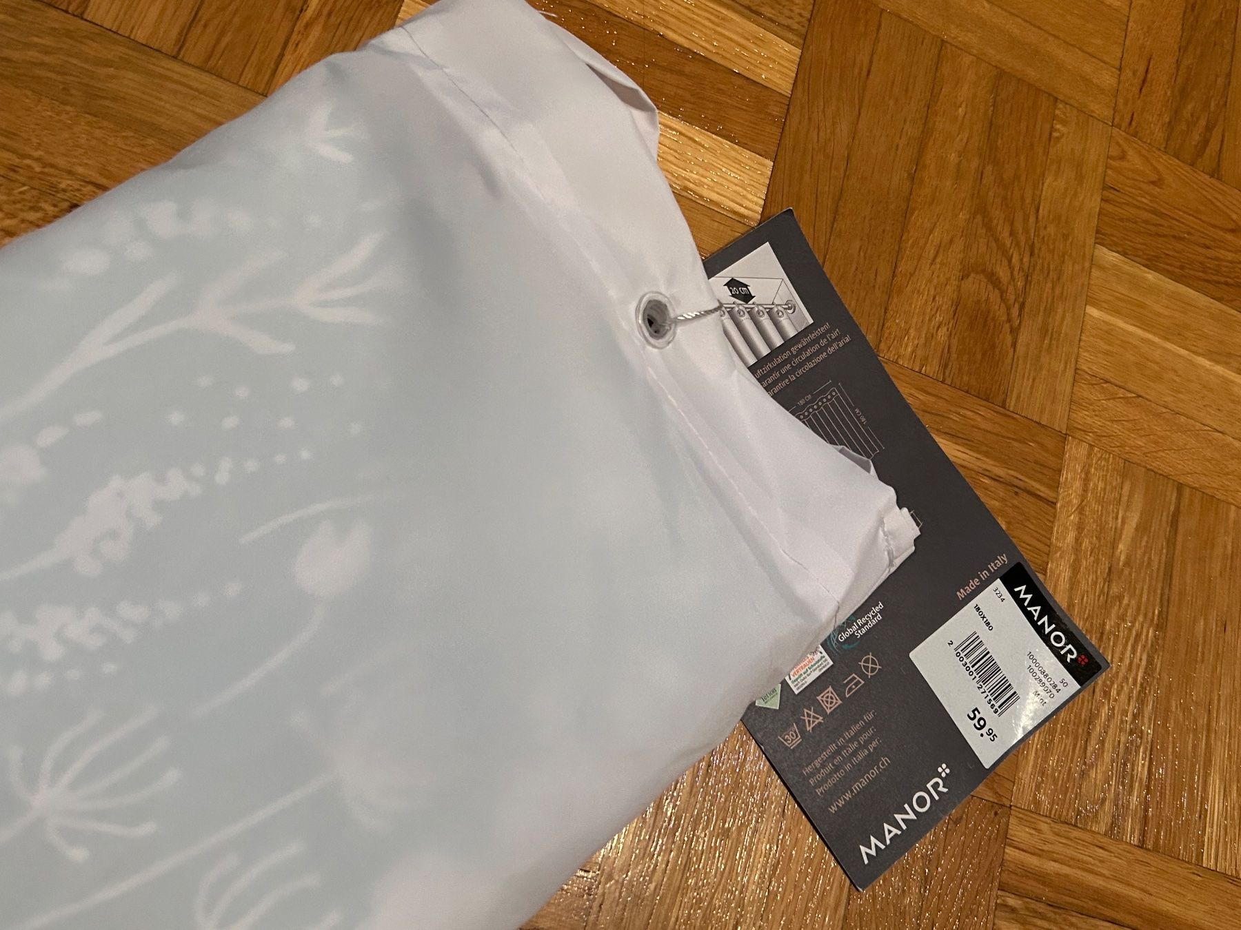 Tende: Duschvorhang 180x180cm Polyester von Manor – Nuovo e nell'imballaggio originale da Genève venduto da sunandwind 2
